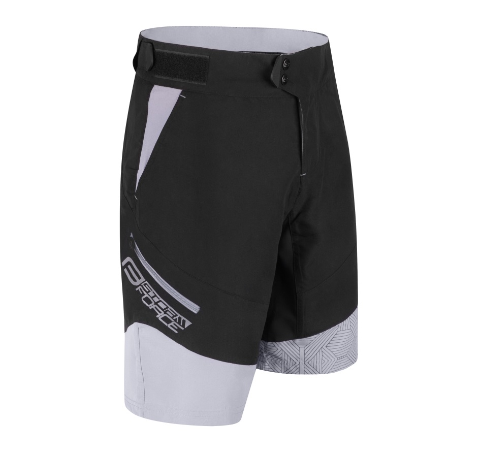 shorts F STORM to waist with pad,black-grey
