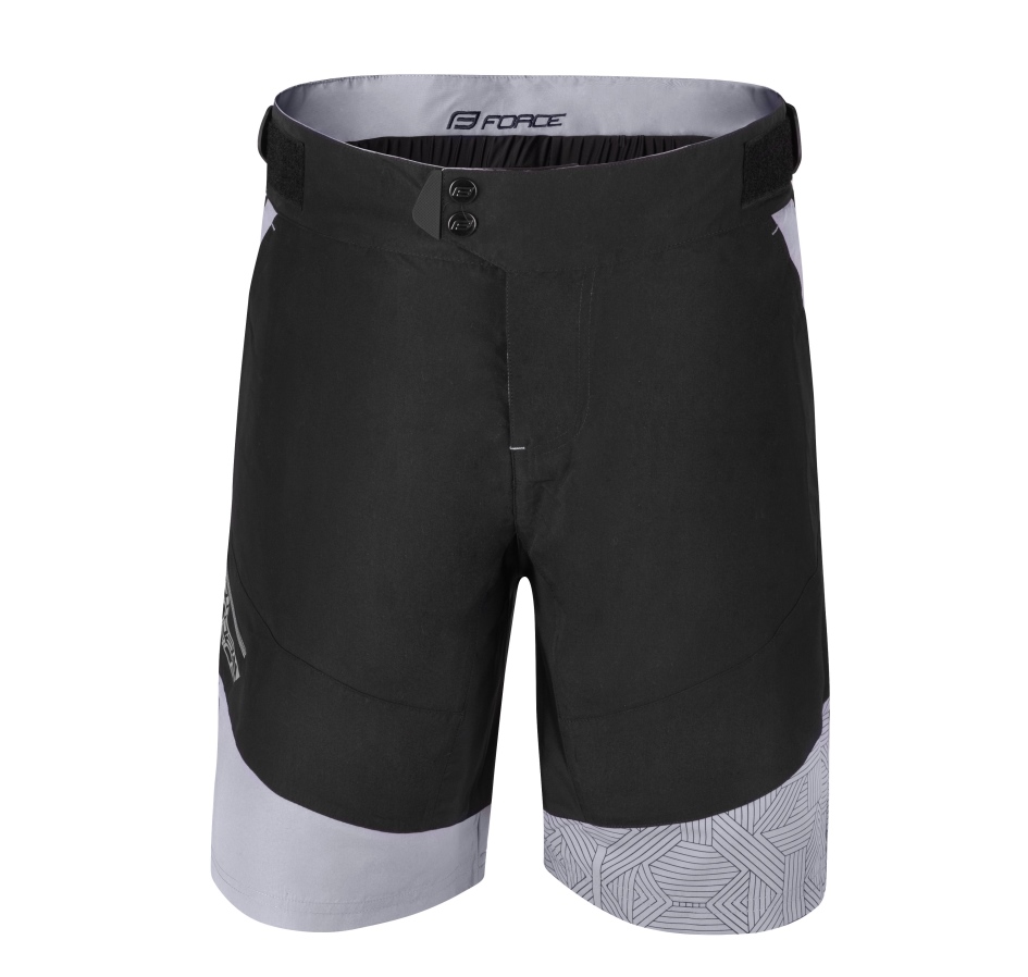 shorts F STORM to waist with pad,black-grey