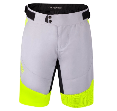 shorts F STORM to waist with pad,grey-fluo