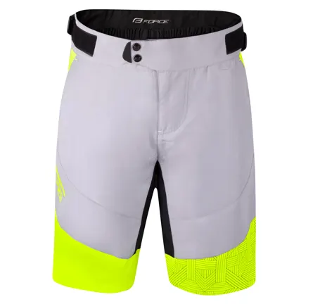 shorts F STORM to waist with pad,grey-fluo