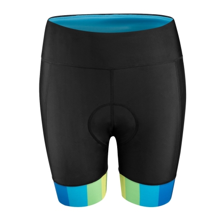 shorts F VICTORY LADY to waist w pad, blk-blue XL