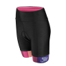 shorts F VICTORY LADY to waist w pad, blk-pink