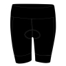 shorts F VICTORY LADY to waist with pad, black XL