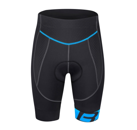 shorts FORCE B30 to waist with pad, black-blue