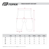 shorts FORCE B30 to waist with pad,black-fluo