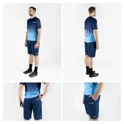 shorts FORCE BLADE MTB without pad, navy blue