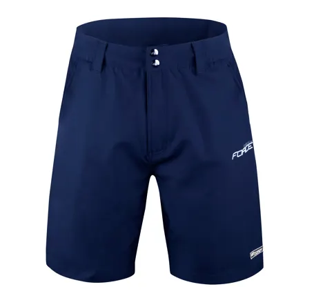 shorts FORCE BLADE MTB without pad, navy blue