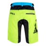 shorts FORCE MTB-11 with sep. pad, fluo 