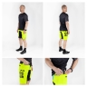 shorts FORCE MTB-11 with sep. pad, fluo 