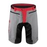 shorts FORCE MTB-11 with sep. pad, grey 
