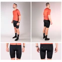 shorts FORCE PACE to waist with pad, black
