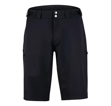 shorts FORCE REBEL MTB without pad, black