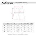 shorts FORCE REBEL MTB without pad, black