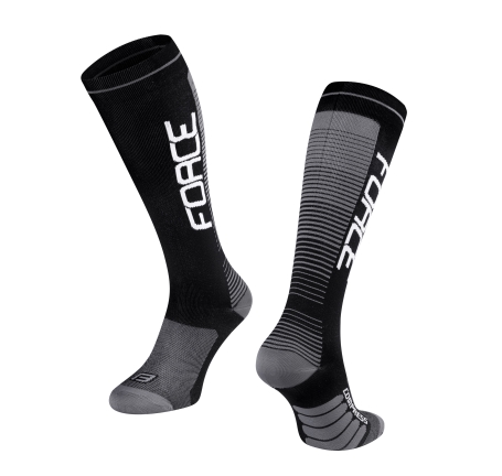 socks F COMPRESS, black-grey