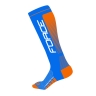 socks F COMPRESS, blue-orange