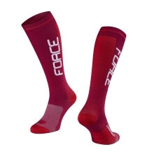 socks F COMPRESS, claret-red