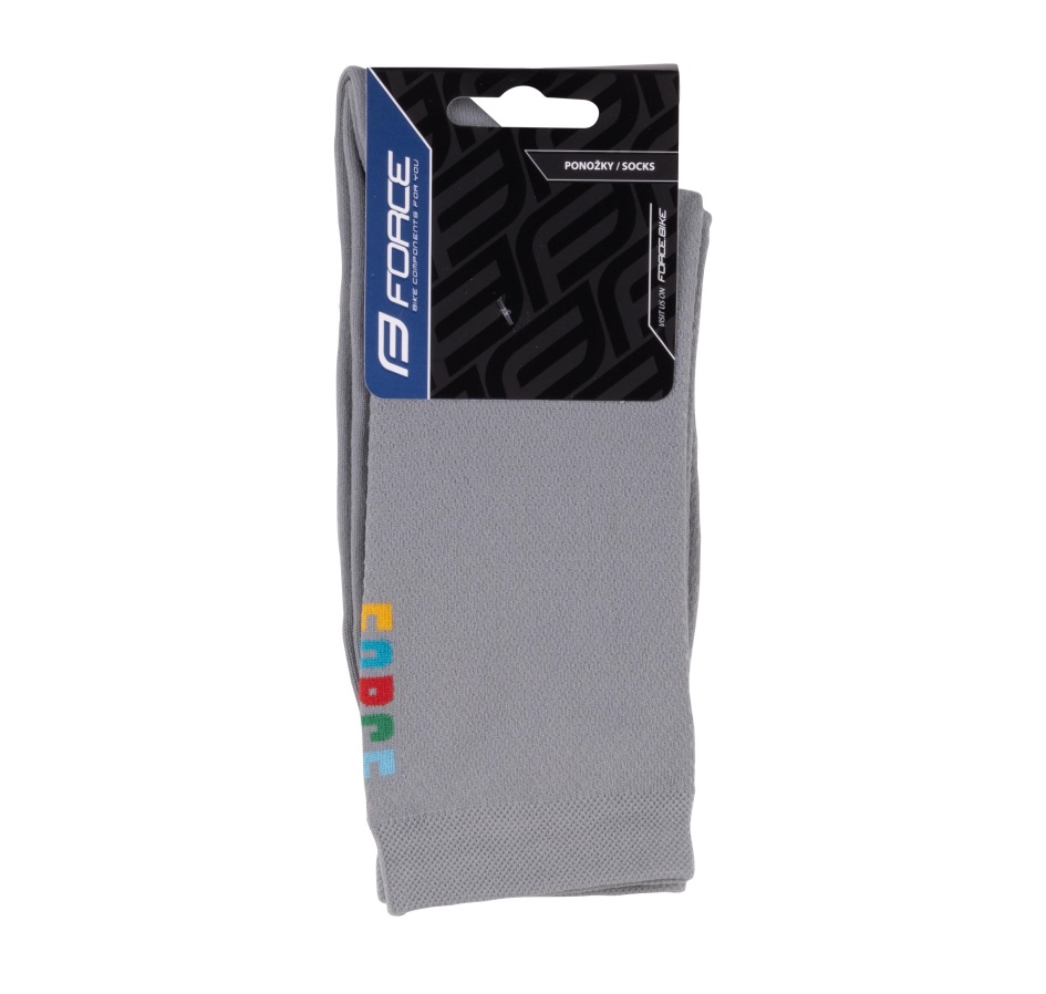socks FORCE COLOUR long, grey