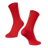 socks FORCE COLOUR long, red S-M/36-41