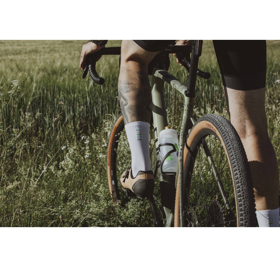 socks FORCE COLOUR long, white