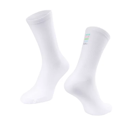 socks FORCE COLOUR long, white