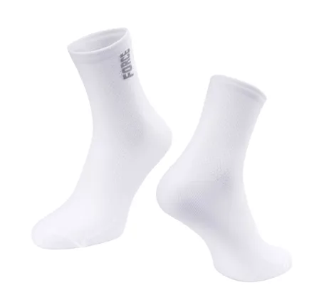 socks FORCE COLOUR short, white