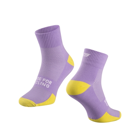 socks FORCE EDGE violet-fluo