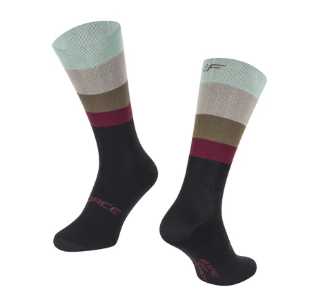 socks FORCE FREEDOM, black-mint
