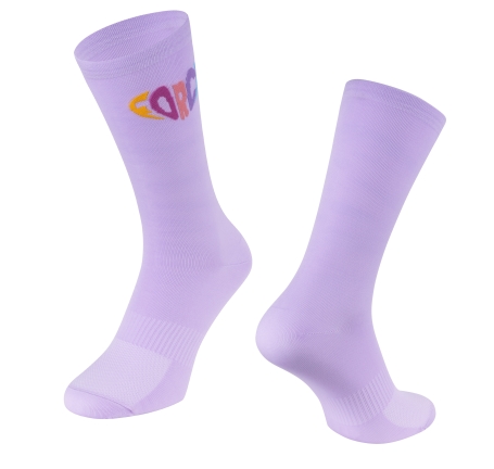 socks FORCE IN HEART long, purple