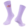 socks FORCE IN HEART long, purple S-M/36-41
