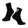 socks FORCE IN HEART short, black L-XL/42-46