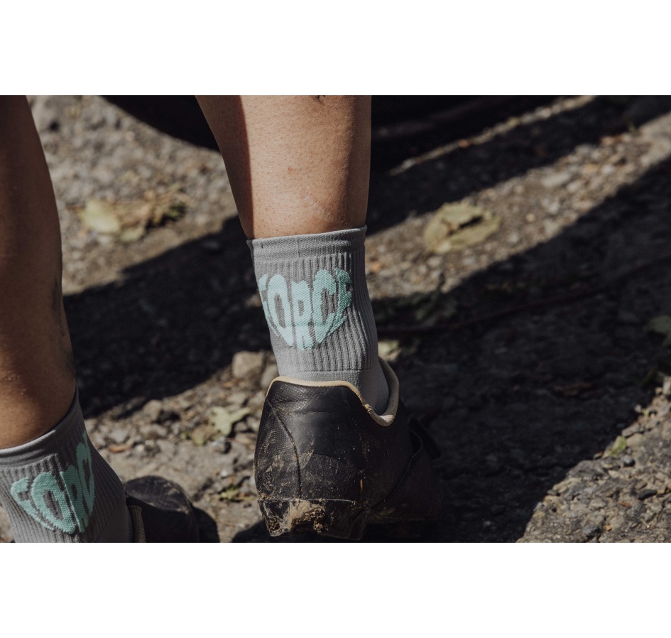socks FORCE IN HEART short, grey