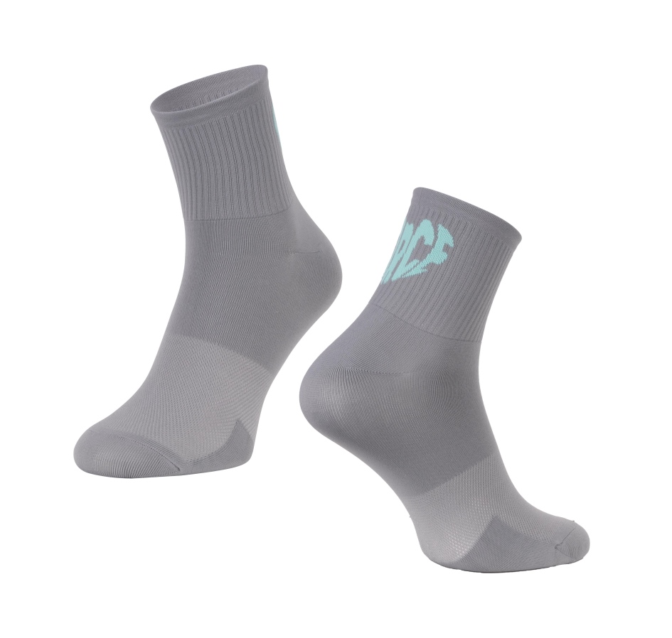 socks FORCE IN HEART short, grey
