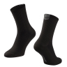 socks FORCE LONGER, black L-XL/42-46