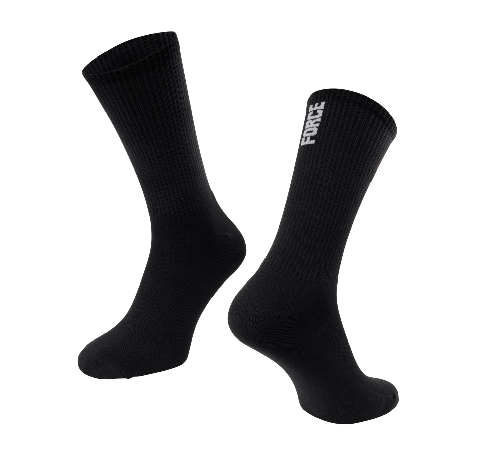 socks FORCE LONGER SLIM, black S-M/36-41