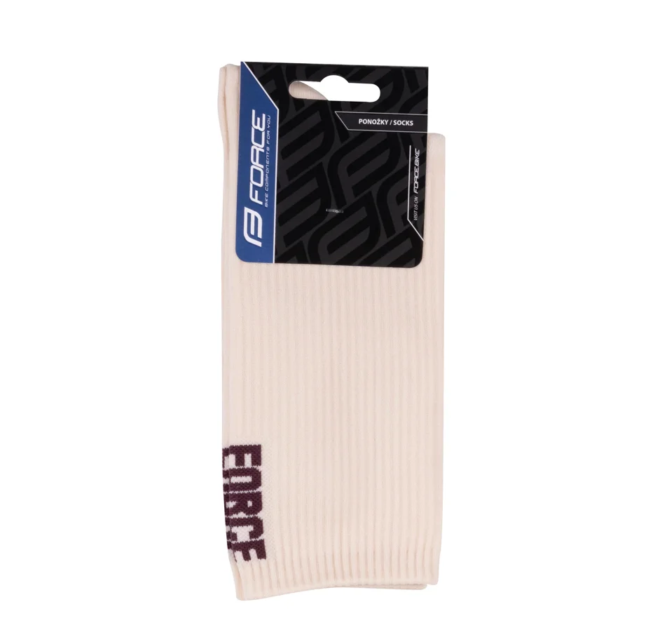 socks FORCE LONGER SLIM, creme