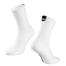 socks FORCE LONGER, white L-XL/42-46