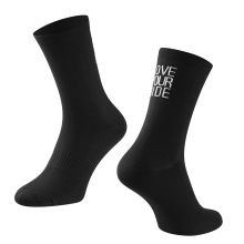 socks FORCE LOVE YOUR RIDE black