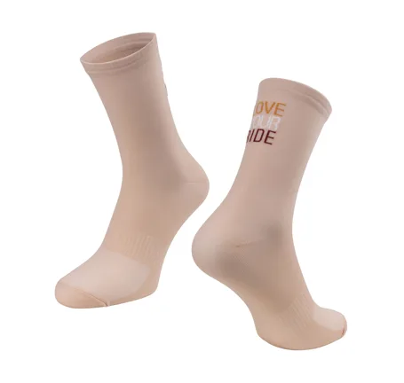 socks FORCE LOVE YOUR RIDE creme