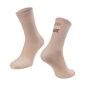 socks FORCE LOVE YOUR RIDE, creme L-XL/42-46