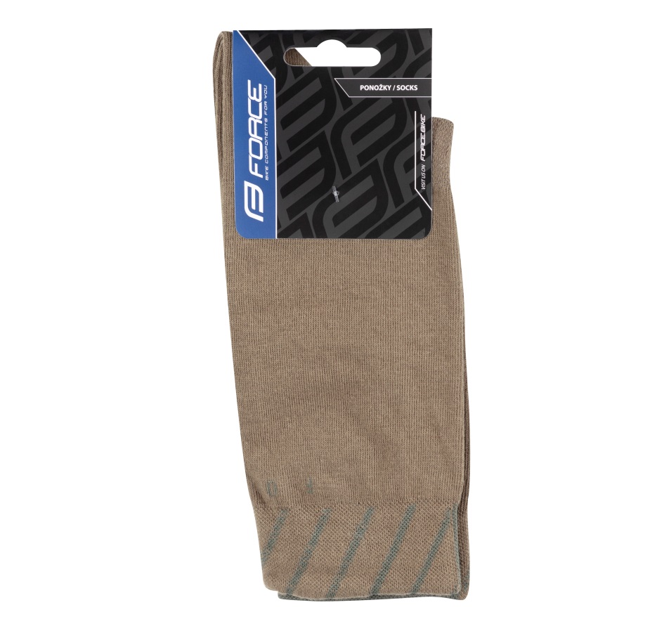 socks FORCE MARK brown