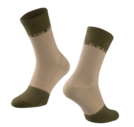 socks FORCE MOVE brown-green