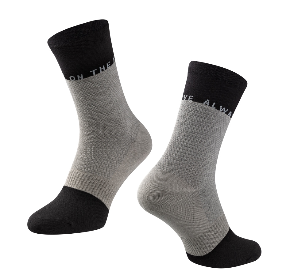 socks FORCE MOVE, grey-black S-M/36-41