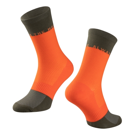 socks FORCE MOVE orange-green