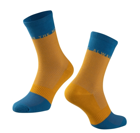 socks FORCE MOVE yellow-blue