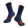 socks FORCE NORTH thermo, blue-orange