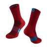 socks FORCE NORTH thermo, red-blue