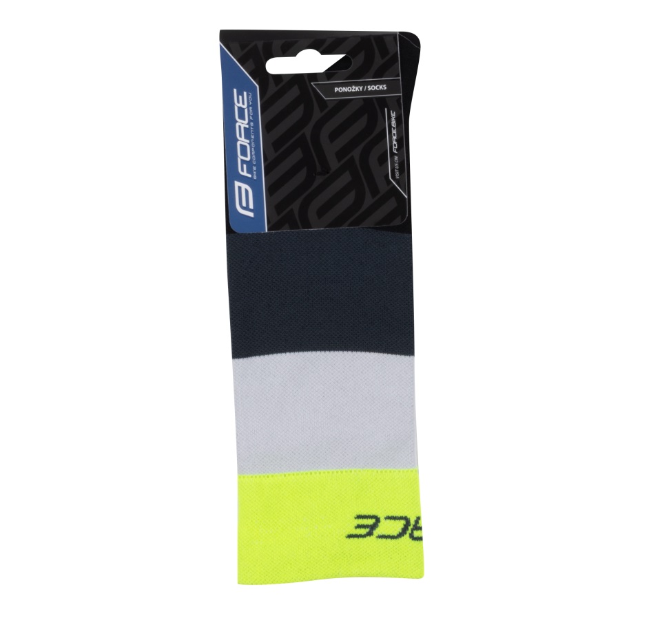 socks FORCE RAINBOW, black-fluo