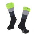 socks FORCE RAINBOW, black-fluo L-XL / 43 -47