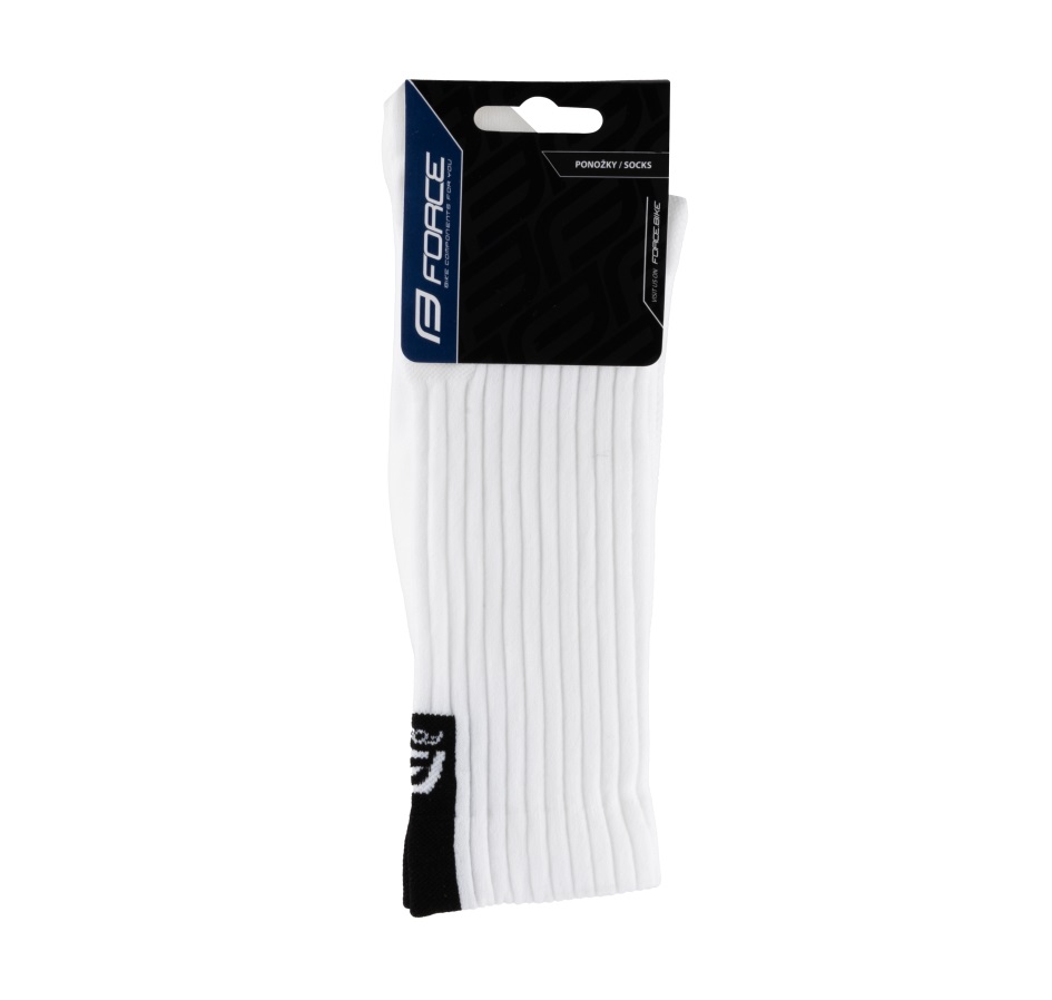 socks FORCE RIBBON white