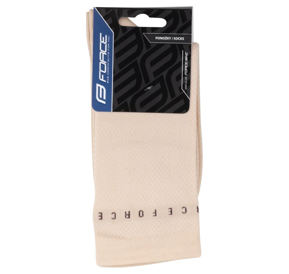socks FORCE SMACK, creme